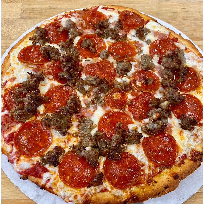 3 Meat Pizza | GF Saturday
