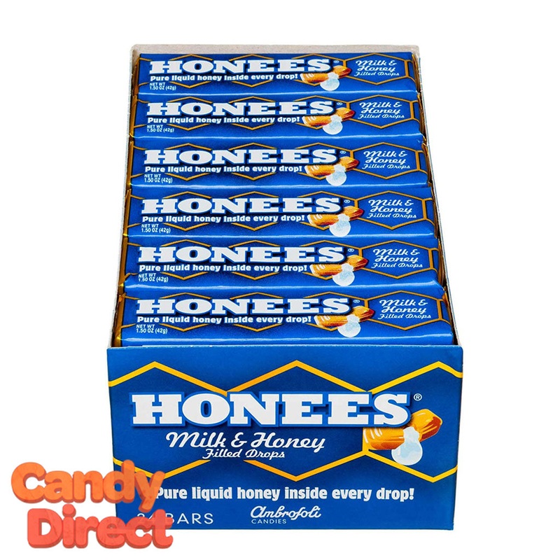 Ambrosoli Honees Bars Milk-N-Honey – 24ct