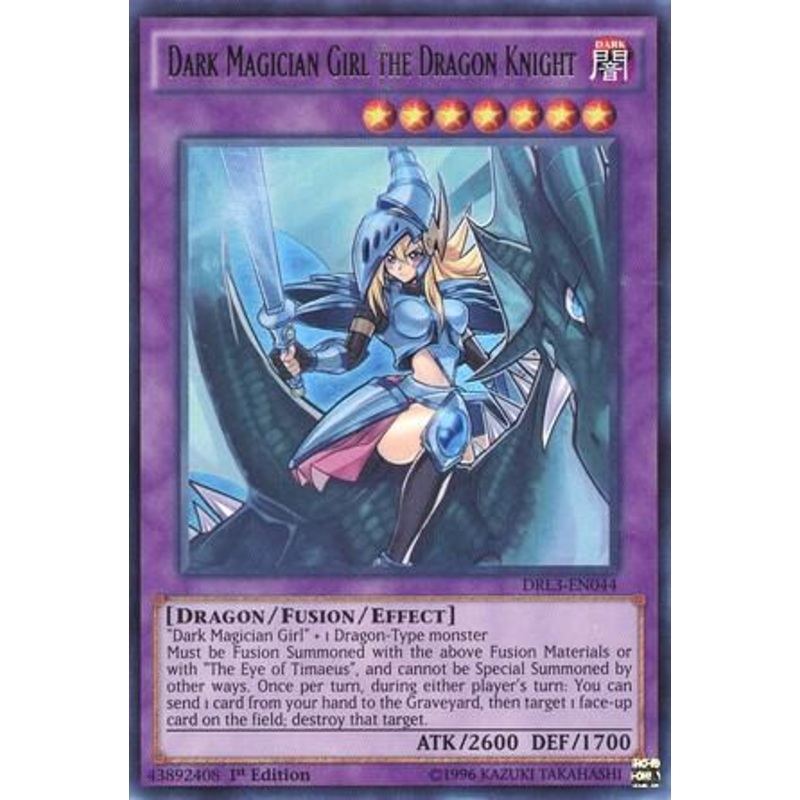 Dark Magician Girl the Dragon Knight (1st Edition) (Ultra Rare) – Dragons of Legend: Unleashed – DRL3-EN044