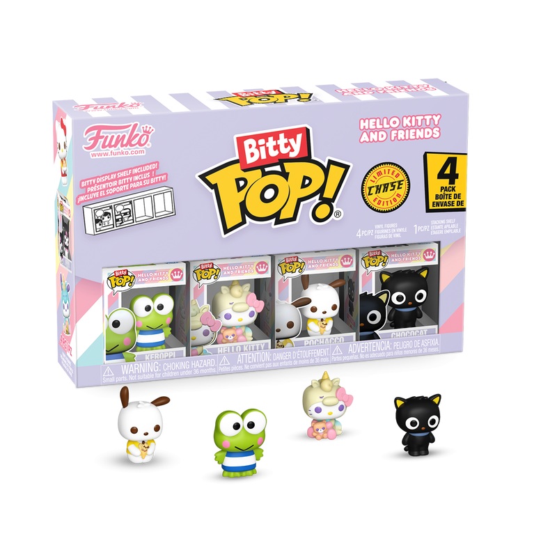 Funko Pop! Bitty Pops: Hello Kitty & Friends – Keroppi 4pk