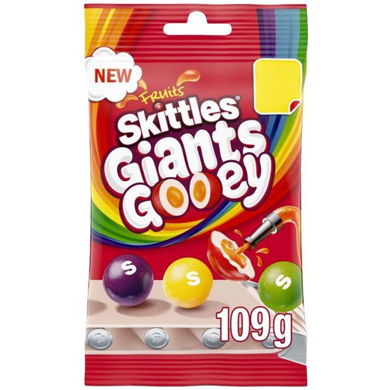 Skittles  Giants  Gooey  European  109g Bag