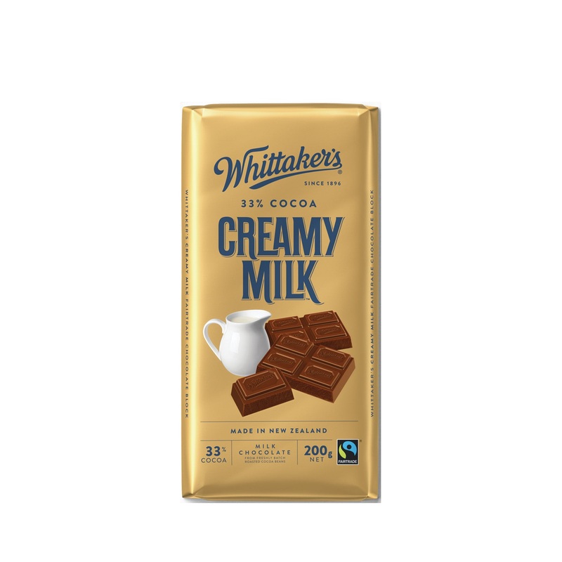 WHITTAKERS BLOCKS CREAMY MILK 200G