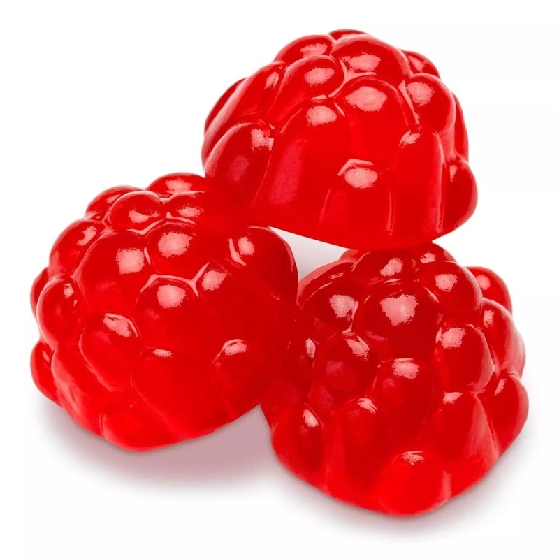 Albanese Berry Red Gummi Raspberries 5lb