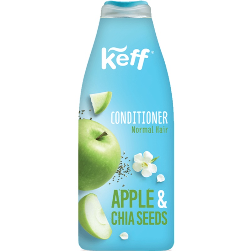Apple & Chia Seeds Conditioner | 16.9 oz | Keff Pack of 1
