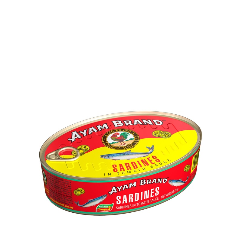 AYAM BRAND SARDINE OVAL 215G UNIT