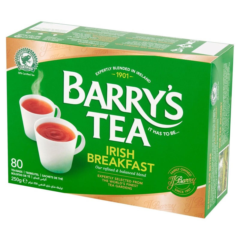 Barry’s Tea Irish Breakfast Tea Bags 80 per pack