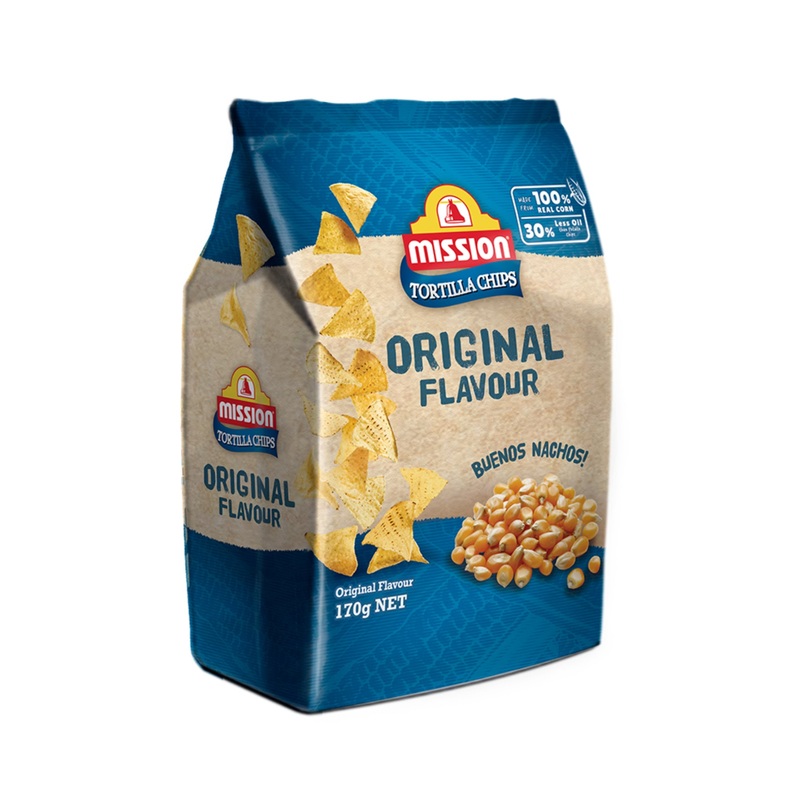 MISSION TORTILLA CHIPS ORIGINAL 170G UNIT