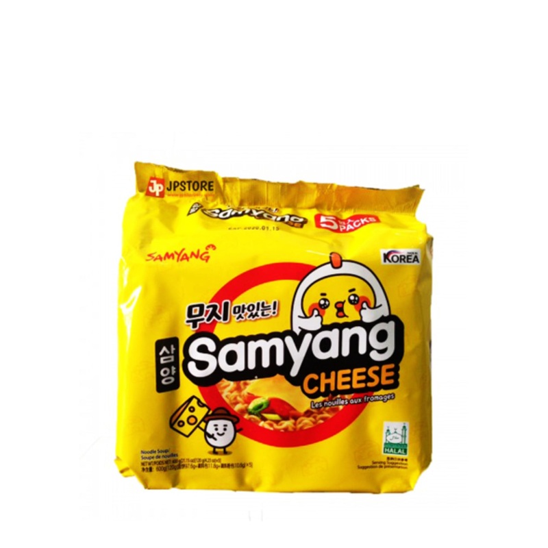 SAMYANG RAMEN CHEESE FLAV 5X120G