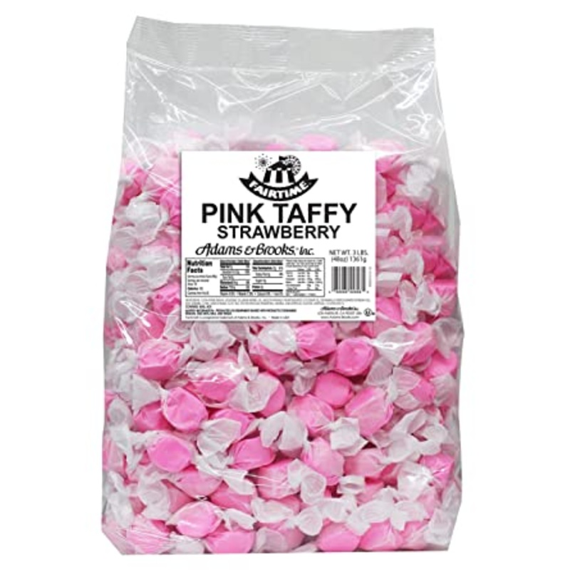 Adams & Brooks Taffy – Strawberry 3lb X 1 Unit