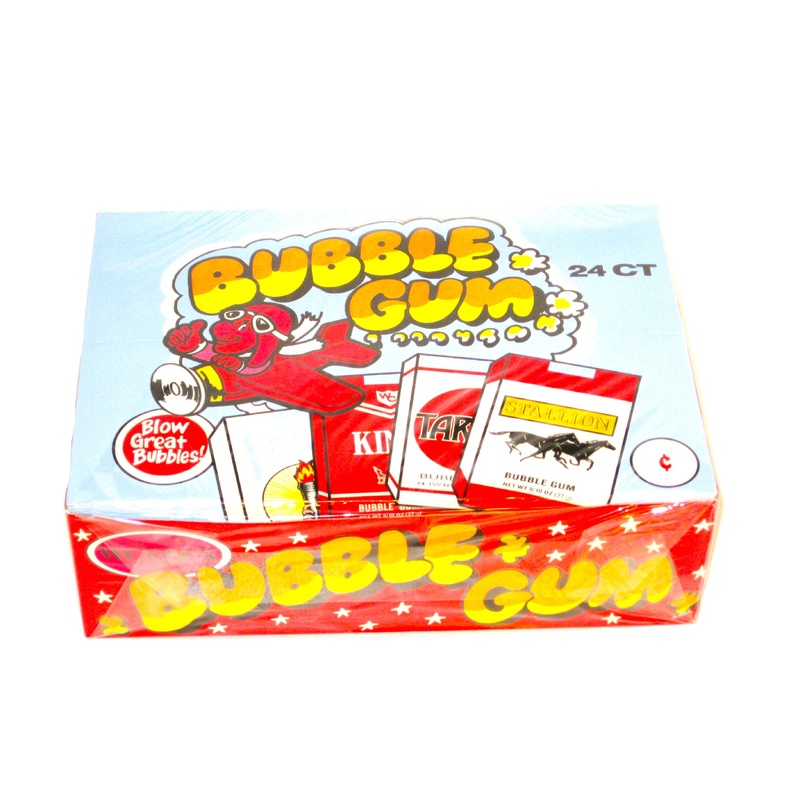 Bubble Gum Cigarettes 24ct Box or 27gr pack 24ct Box