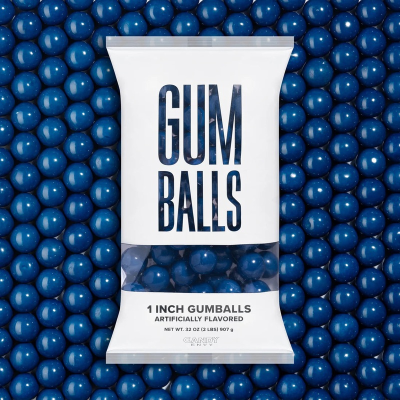 Candy Envy 1″ Gumball Royal Blue 2LB