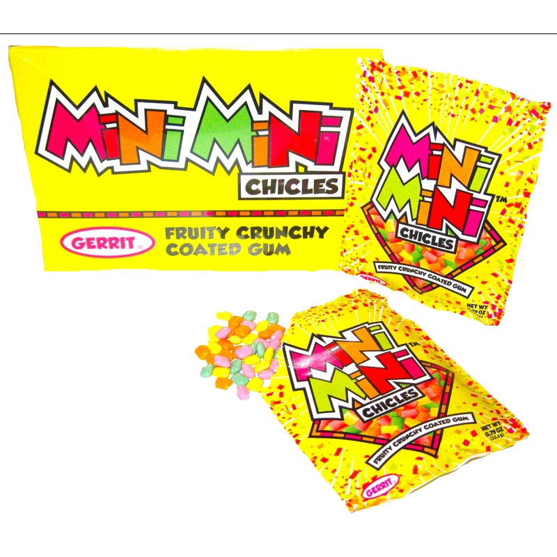 Chiclets Mini Mini Fruit Gum .79oz pack or 20ct box .79oz Pack