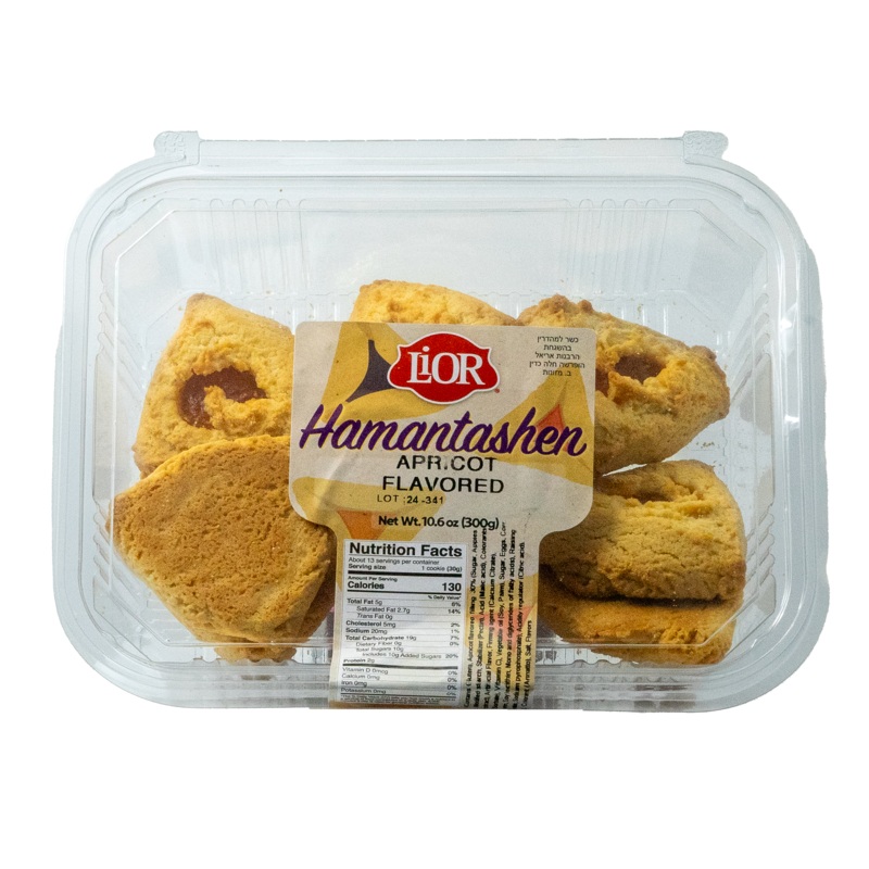 Hamantashen | Apricot | 10.5 oz | LiOR Pack of 1