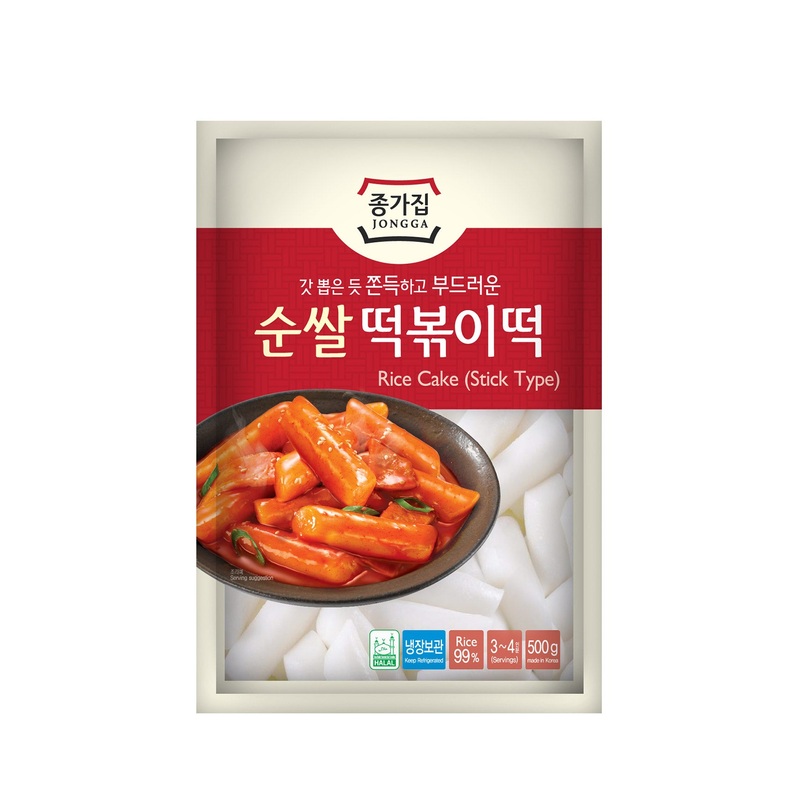 JONGGA RICE CAKE (STICK TYPE) 500G
