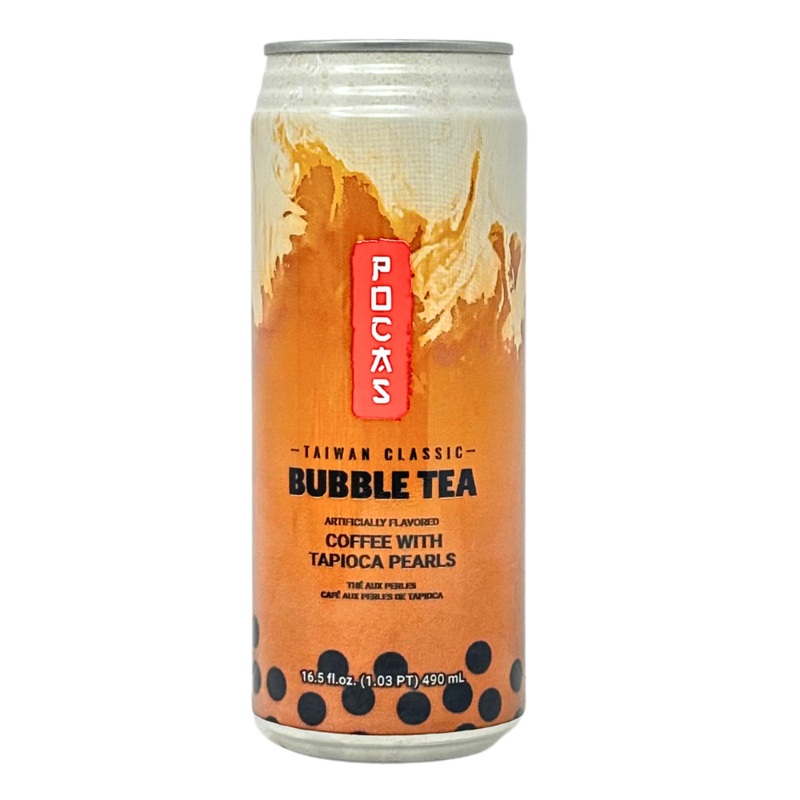 Pocas Bubble Tea with Tapioca Pearls Coffee – 16.5oz