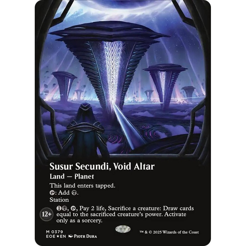 Susur Secundi, Void Altar (Borderless) (Galaxy Foil) – Edge of Eternities – #0379