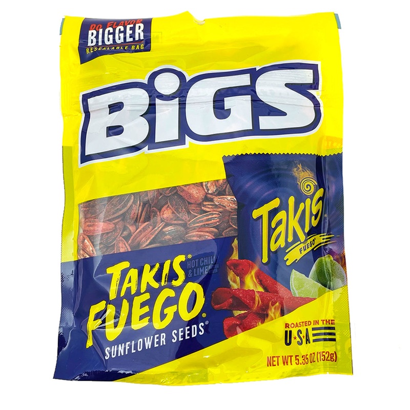 BIGS Takis Fuego Sunflower Seeds  5.35oz – 12 Pack