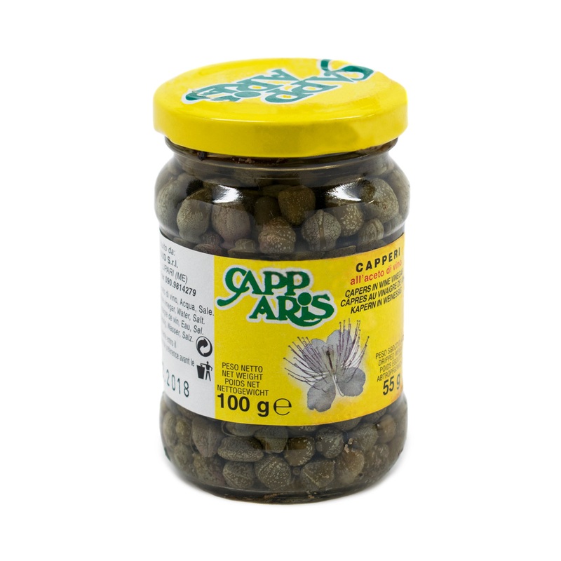 CAPERS IN VINEGAR #4/7  3.58 oz.