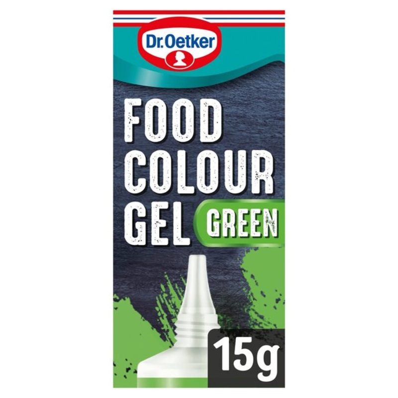 Dr. Oetker Extra Strong Green Food Colouring Gel 15g – Special Offer