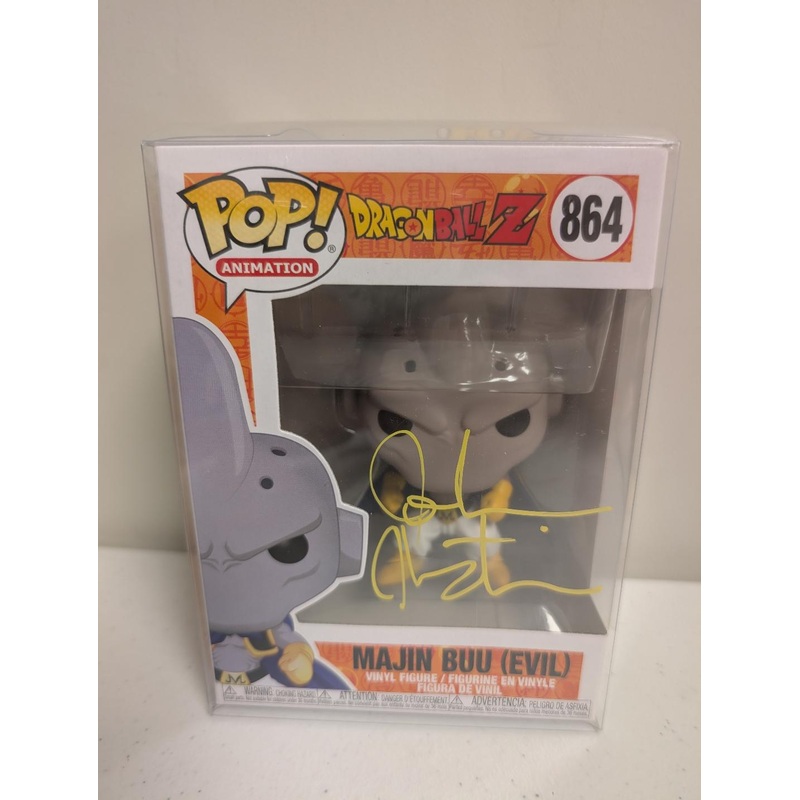 (SIGNED by Josh Martin JSA Cert# WIT232599) Funko Pop! Animation: Dragonball Z – Evil Buu #864