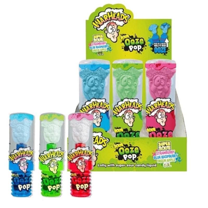UK – Warheads Sour Ooze Pop 40G X 12 Units
