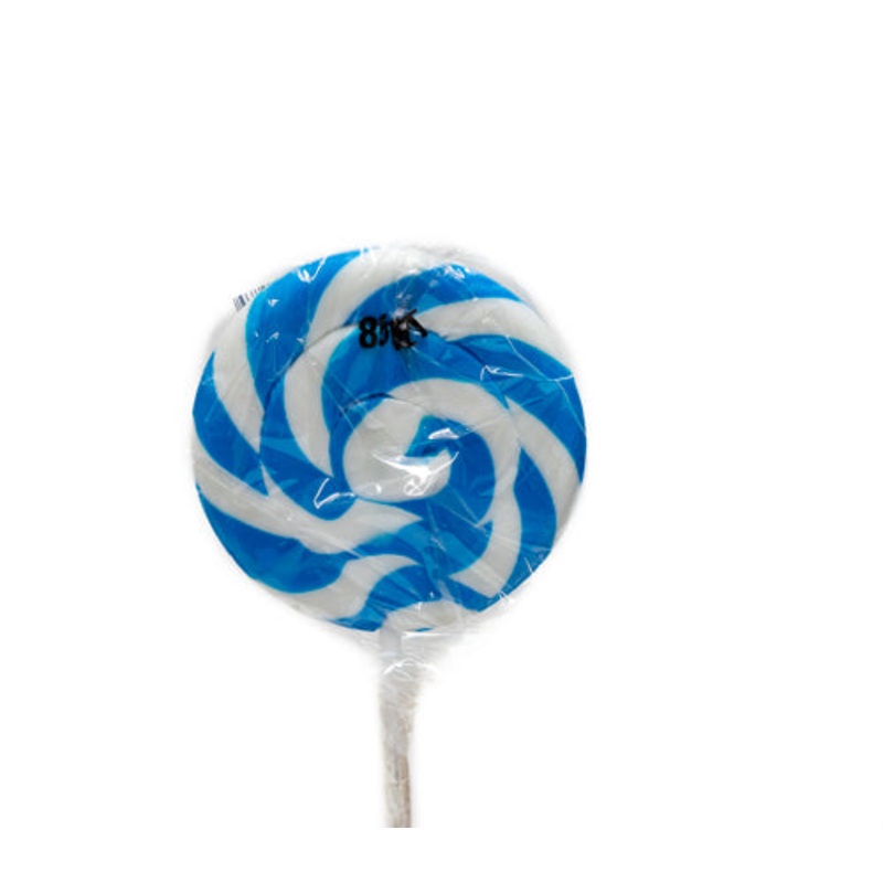 Blue Swirl Lollipop 85g