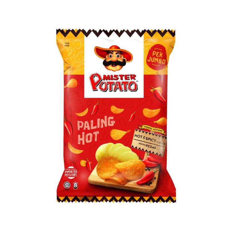 MR POTATO HOT & SPICY 140G UNIT