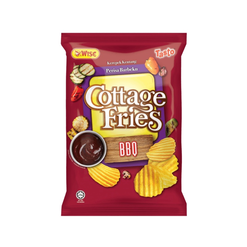 WISE COTTAGE FRIES BBQ 150G UNIT