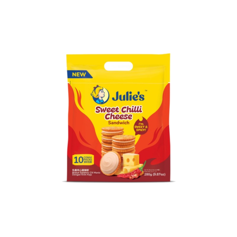 JULIE’S SWEET CHILLI CHEESE SANDWICH 280G