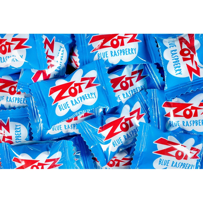 ZOTZ BLUE RASPBERRY 46 Pieces – 8.1 oz Bag