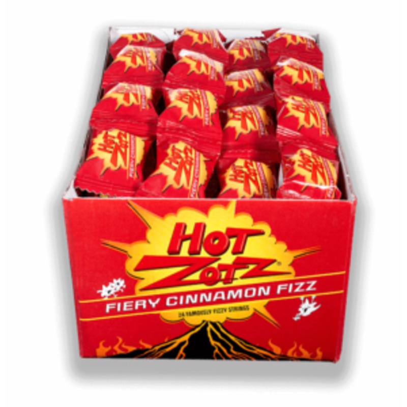 Zotz Hot Fiery Cinnamon 4pc strip or 24ct box 4pc strip