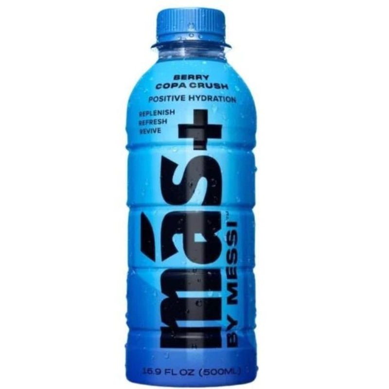 (DAMAGED BOTTLE) MAS+ By Messi Drink Berry Copa Crush 500ml