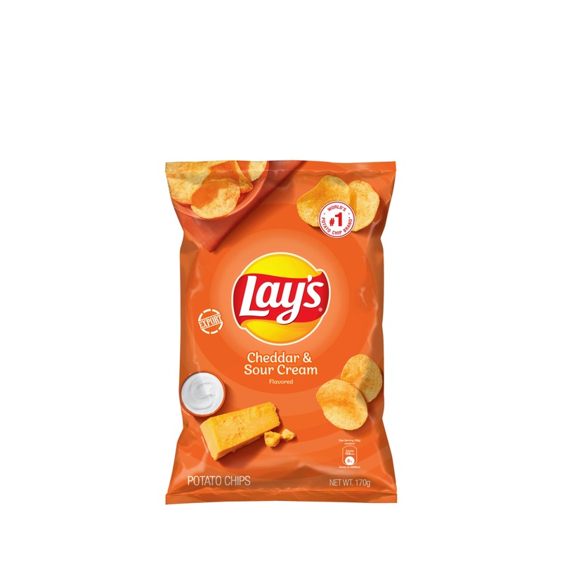 LAY’S CN CHEDDAR & SOUR CREAM 170G