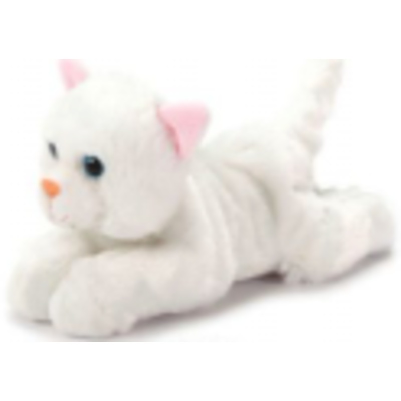 Scoopz White Cat 8″ Plush