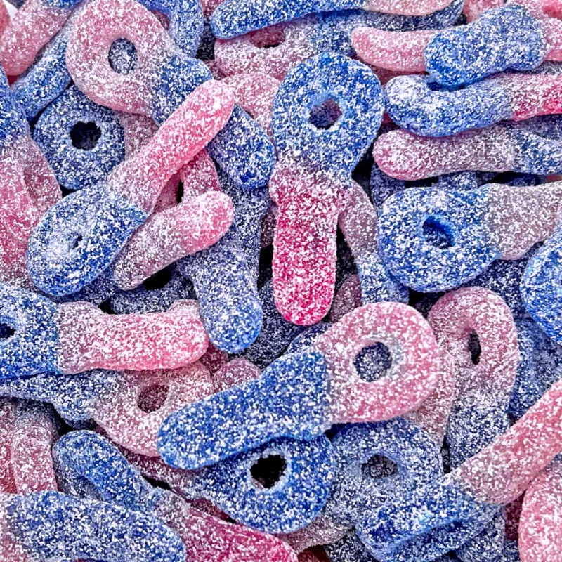 Sura Bubbelnappar (Sour Bubblegum Dummies) 125g (0.28lb)