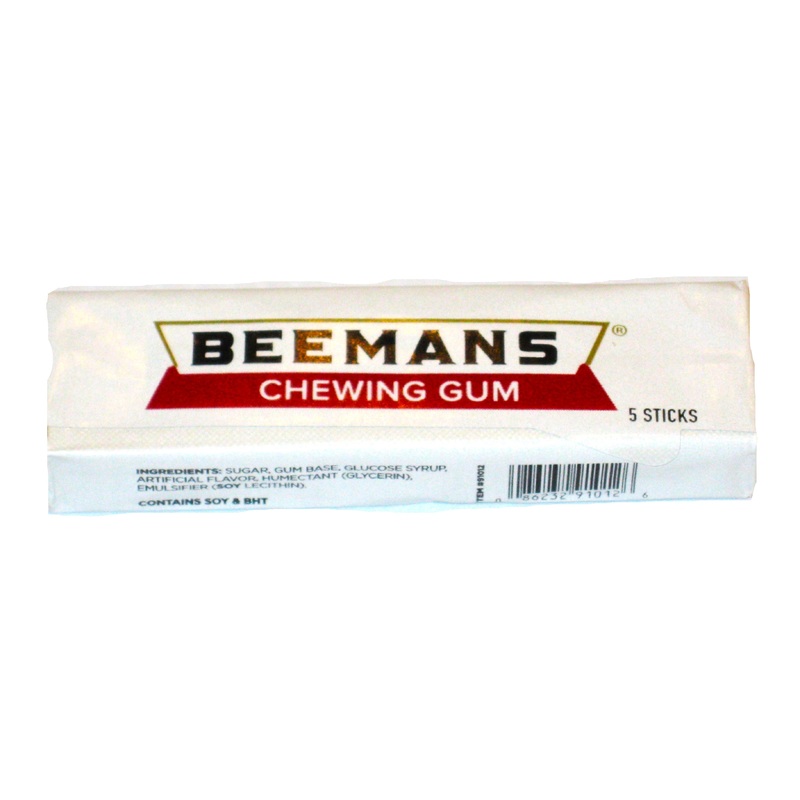 Beemans Gum 5 Stick pack or 20ct box 5 Stick Pack