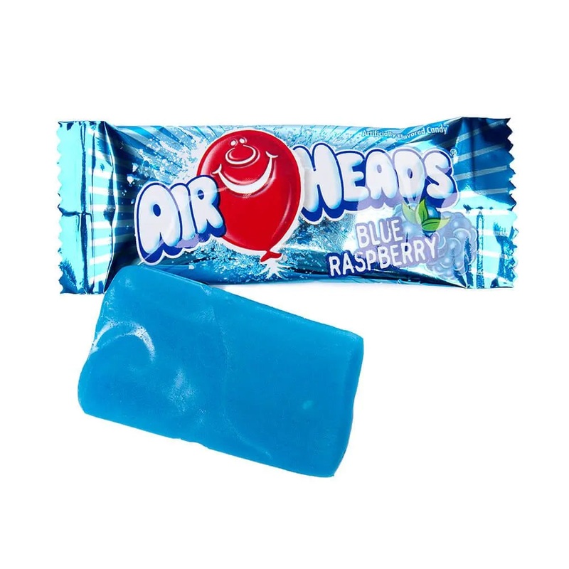 AirHeads Taffy Mini Candy Bars – Blue Raspberry: 25LB Case