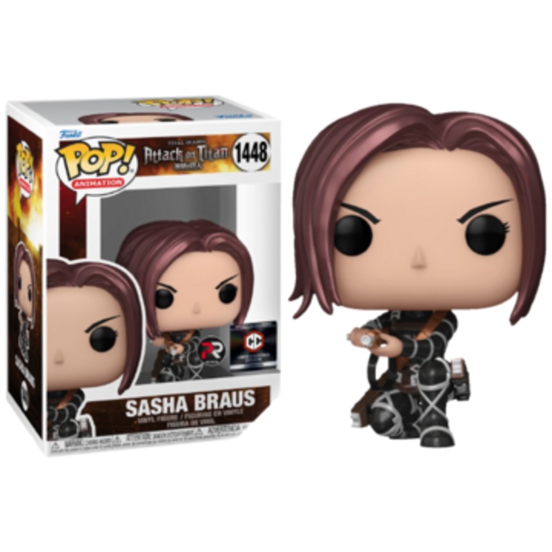 Funko Pop! Animation: Attack on Titan – Sasha Braus #1448 (Pre-Release) (Chalice Collectibles Exclusive)