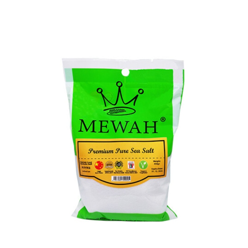 MEWAH PREMIUM PURE SEA SALT (IODISED) 450G