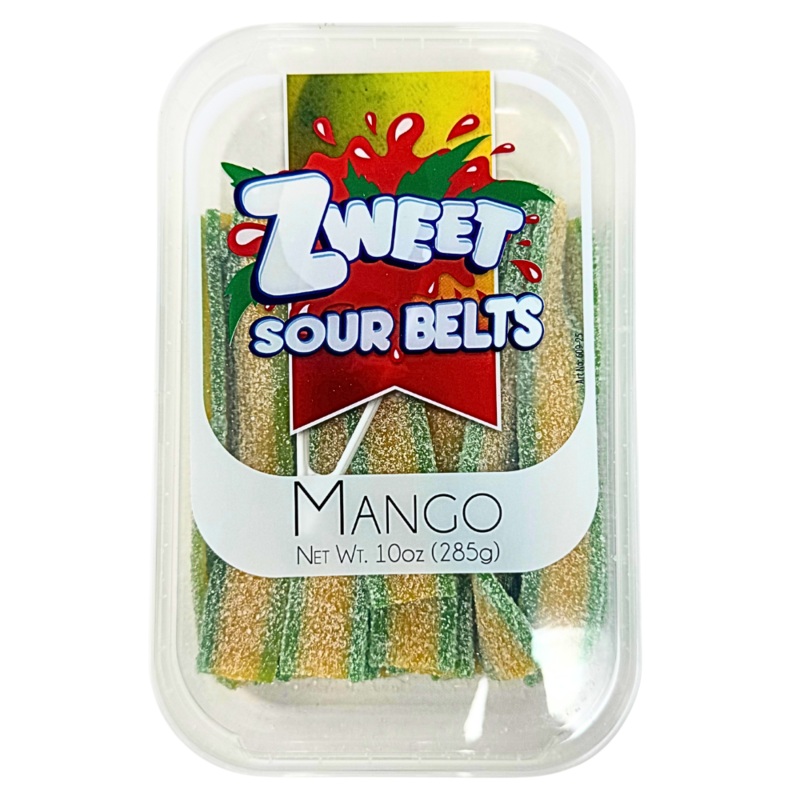 Zweet Sour Belts Mango – 10oz
