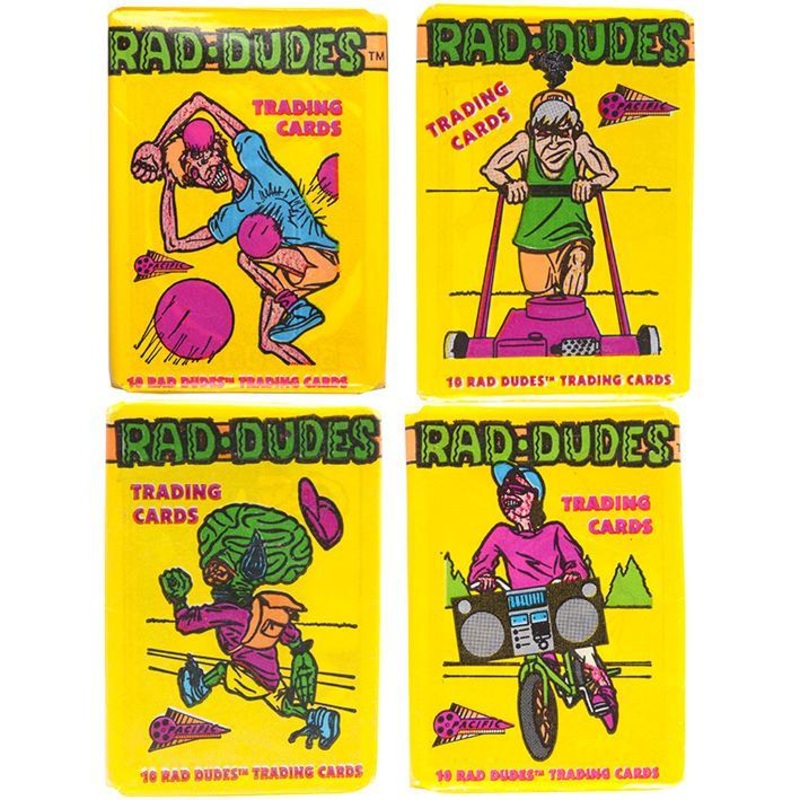 1990 Pacific Rad Dudes Trading Cards