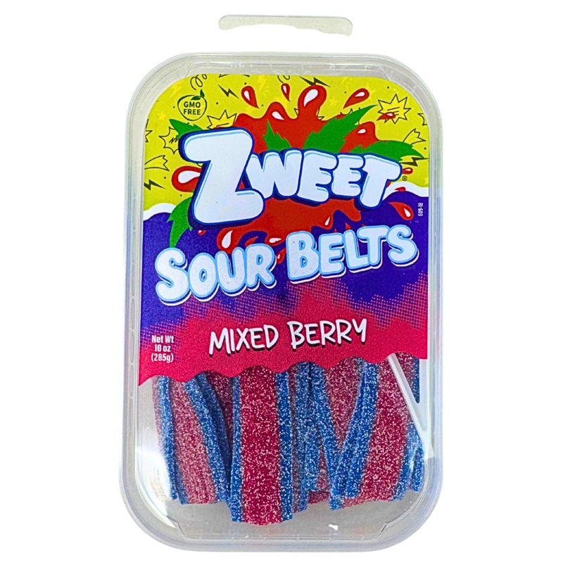 Zweet Sour Belts Mixed Berry – 10oz