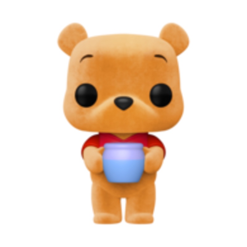 Funko Pop!: Disney Winnie the Pooh – Winnie the Pooh Holding Honeypot #1512 (Flocked)(Funko Exclusive)
