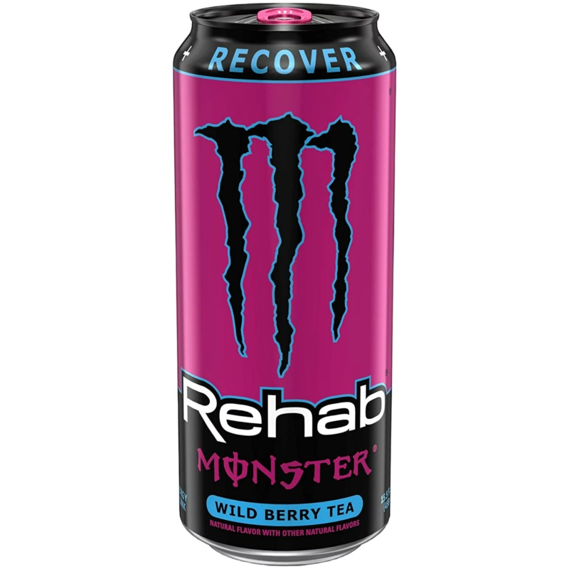 Monster Rehab Wild Berry Tea – 15.5fl.oz (458ml)