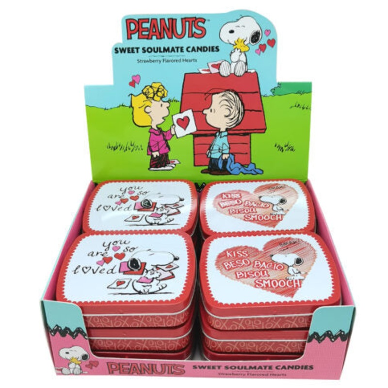 Peanuts Sweet Soulmates Candies 1oz Tin Single