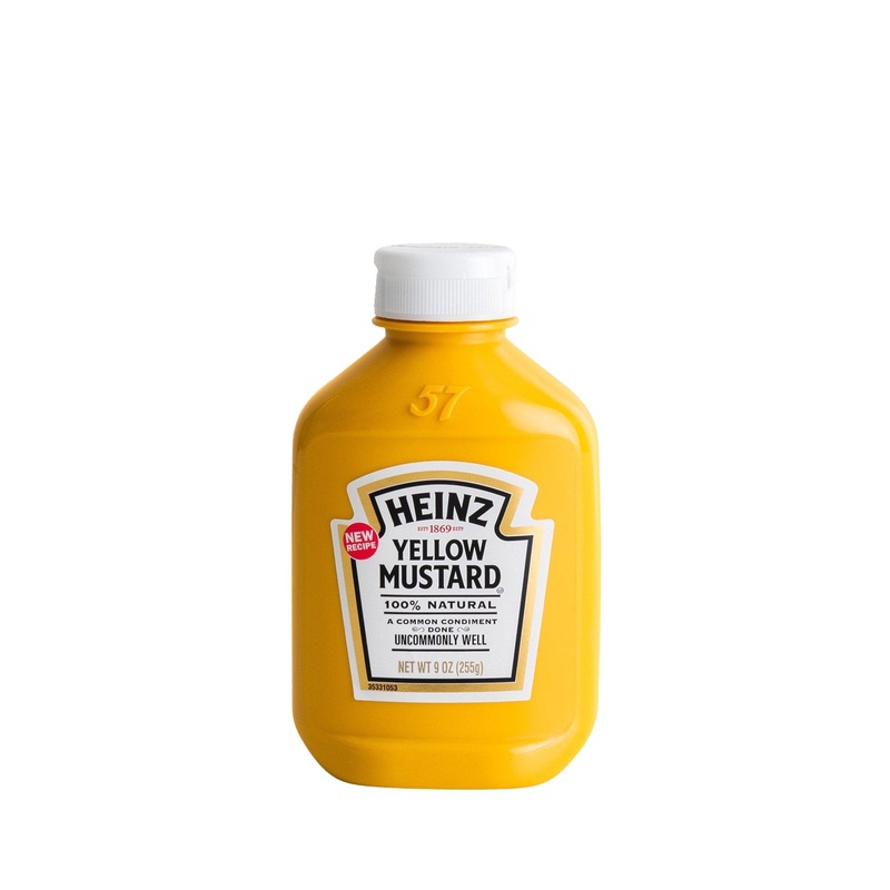 HEINZ YELLOW SQZ MUSTARD 9 OZ UNIT
