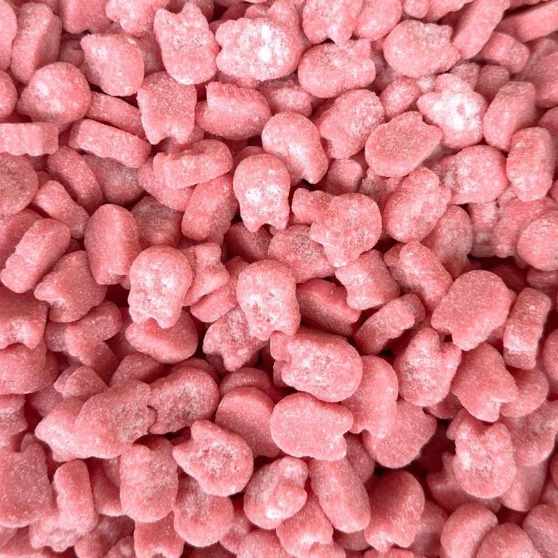 BUBS Sour Raspberry Micro Foam Skulls 125g (0.28lb)