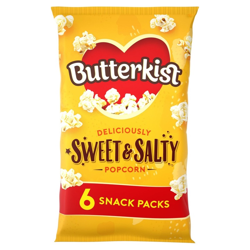 Butterkist Sweet & Salty Popcorn 6 x 12g