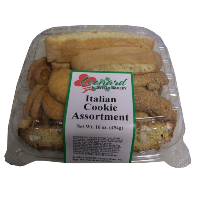 Italian Cookie Assortment (Leonard Bakery) 16 oz (454g)
