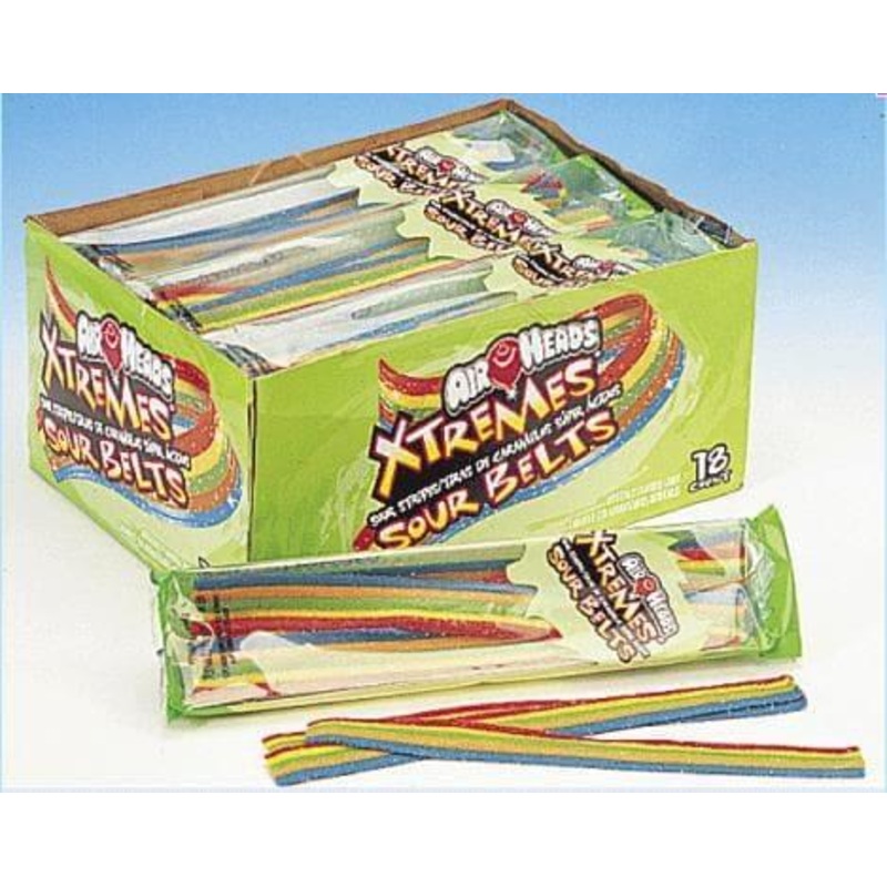 Airheads Extreme Sour Belts 18ct